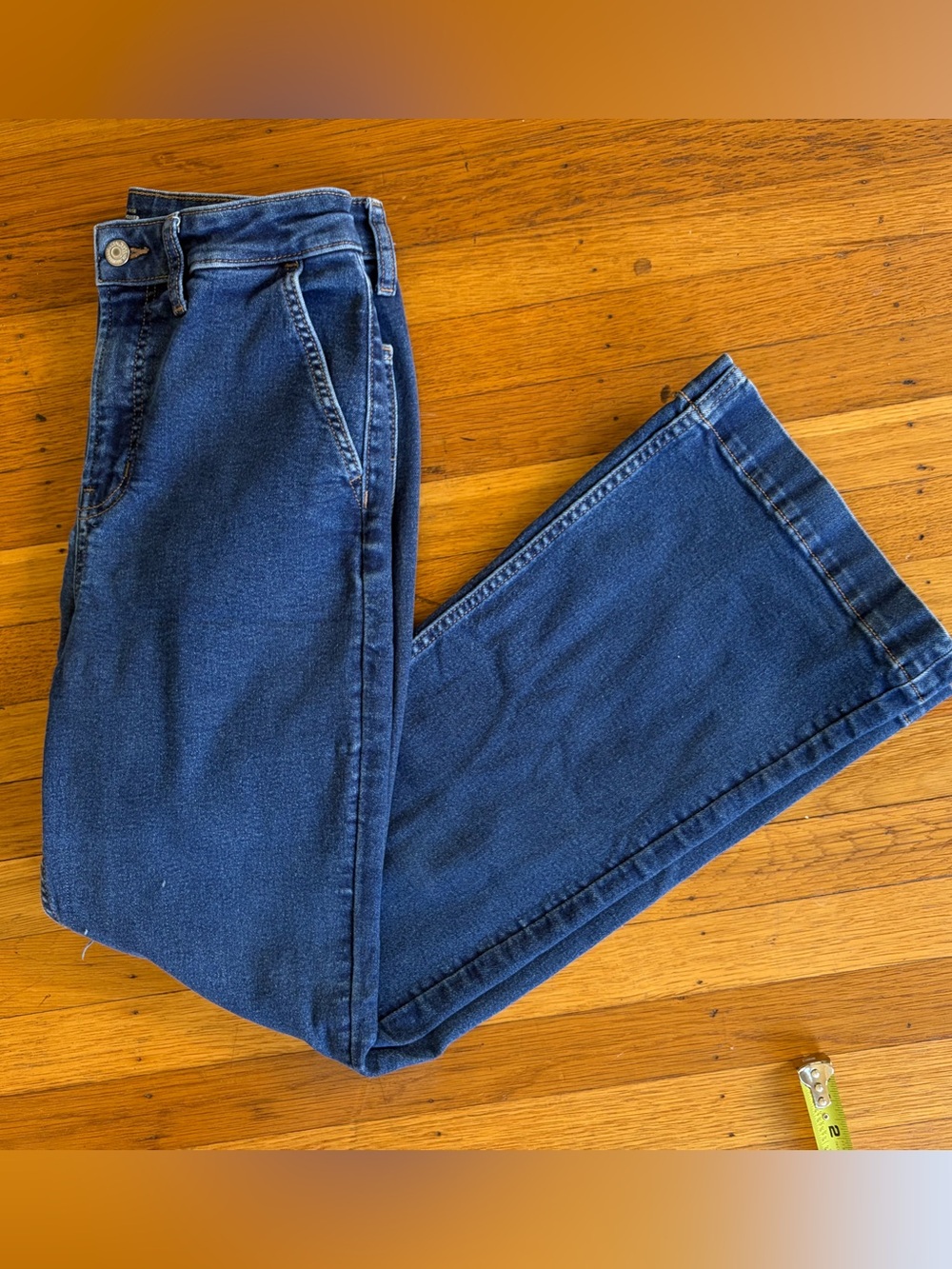 Old Navy 360 Stretch Extra High Rise Flare Trouser Secret Smooth Pockets Size 10 - Picture 2 of 13